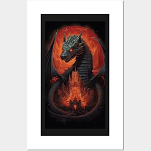 Fire Dragon Posters and Art